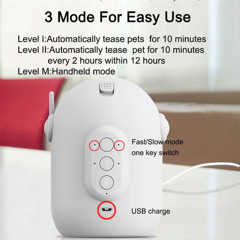 Timed Automatic Laser Light Funny Cat Pen Stick