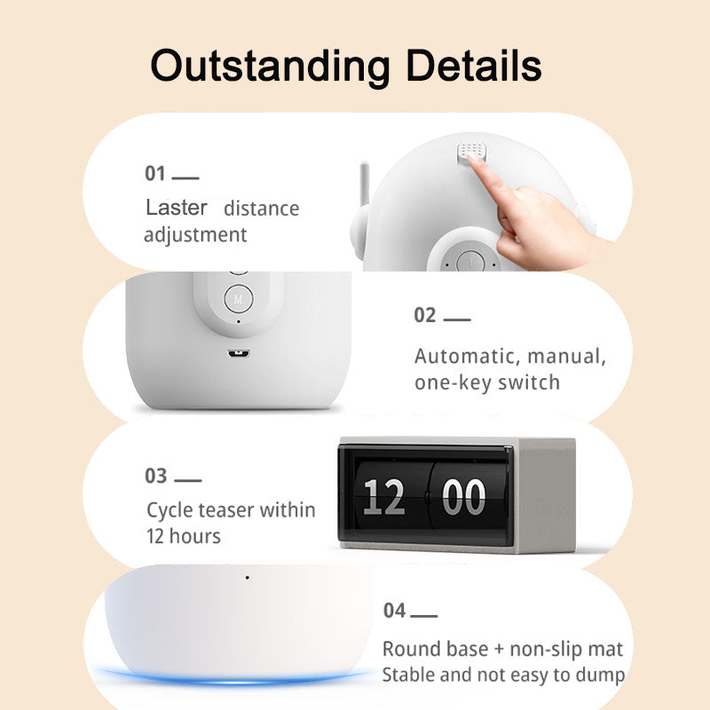 Timed Automatic Laser Light Funny Cat Pen Stick